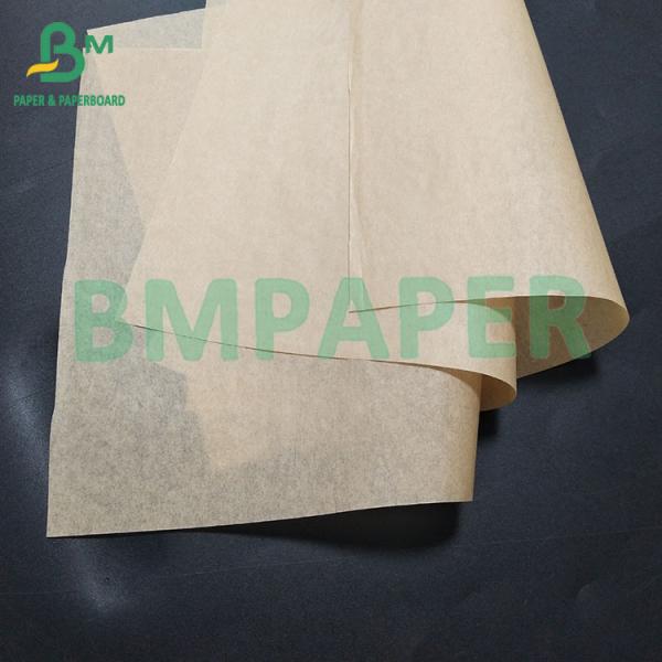 40gsm Brown Food Grade Greaseproof Paper Hamburger Wrappers Rolls Kit 7
