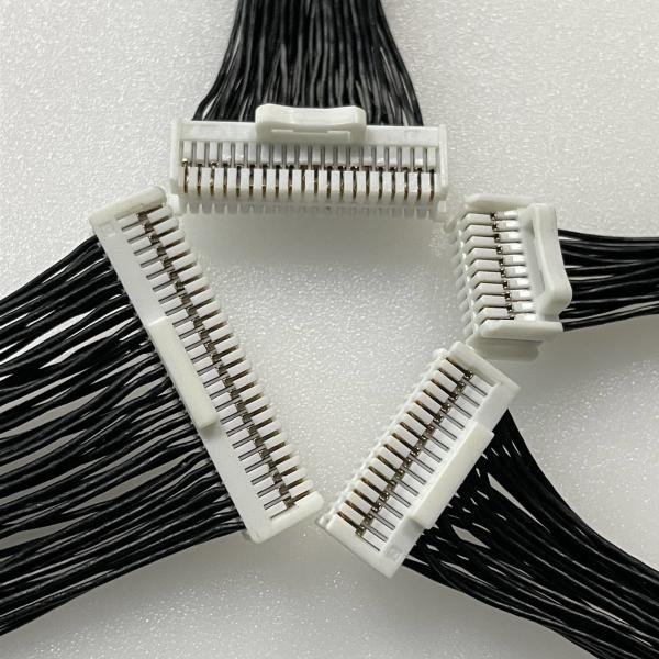 Custom 30 Pin Lvds Cable Assembly DF50S-30DS-1C HRS Connector 1.0mm