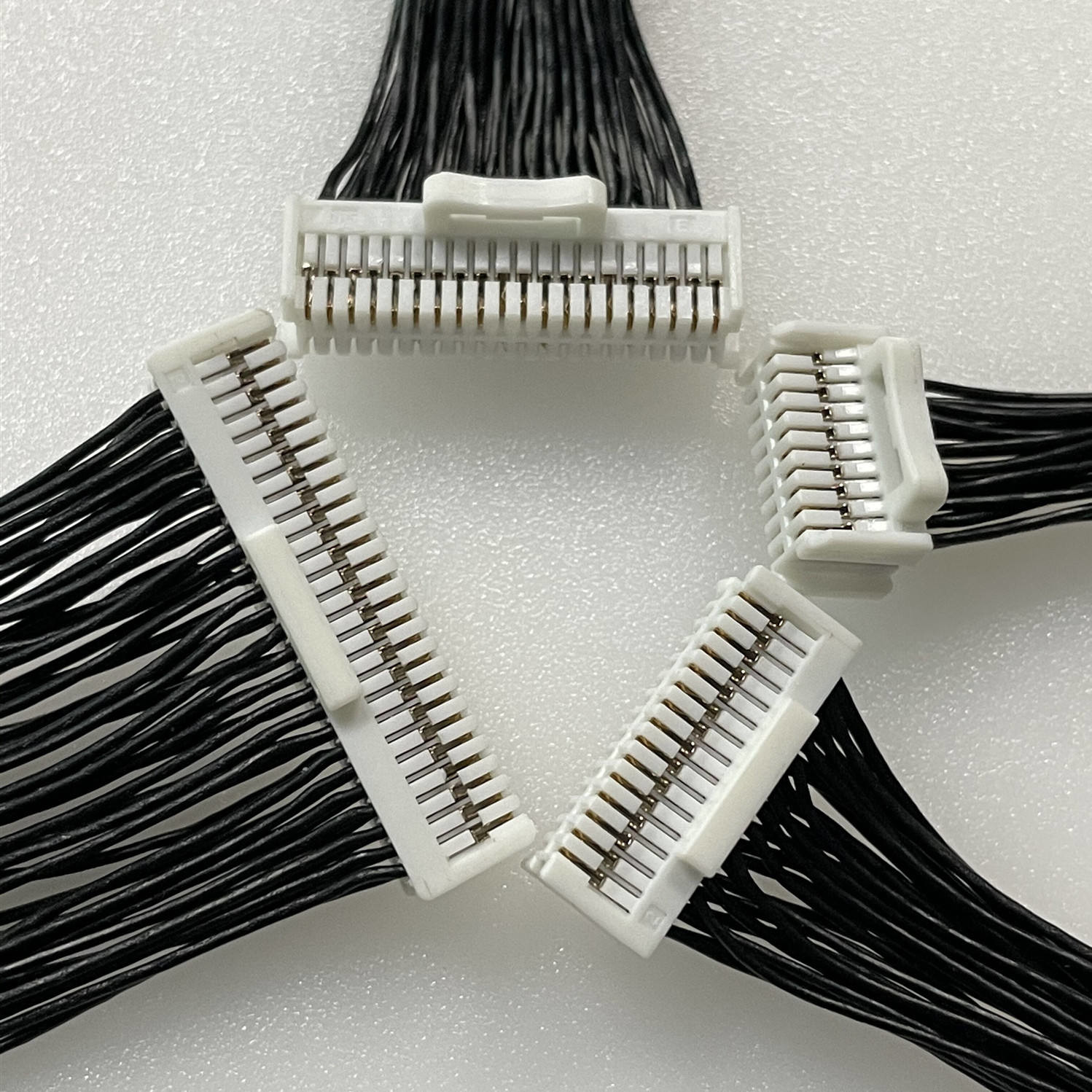 Соединитель 1.0mm ЧАСОВ сборки кабеля DF50S-30DS-1C Pin Lvds таможни 30