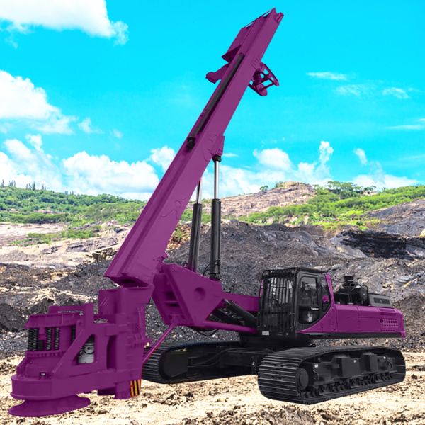 Impact Rotary Drill Rig Infrastructure Projects Construction Machine Mobile Drilling Rig