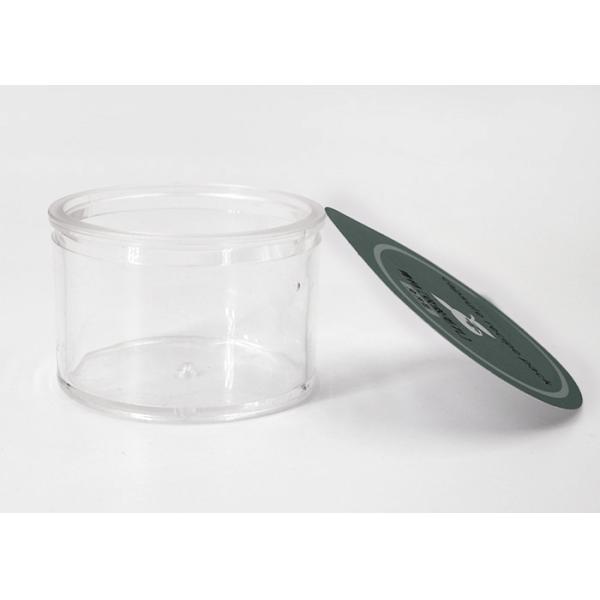 Vaina de acrílico clara de la máscara del picosegundo sola para el embalaje durante la noche facial de la máscara de la terapia