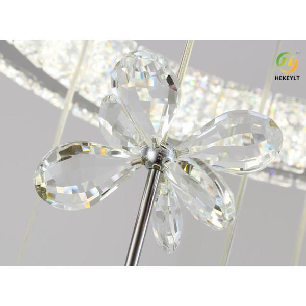 Modern Minimalist LED Luxury Crystal Candle Chandelier For Dining Living Room