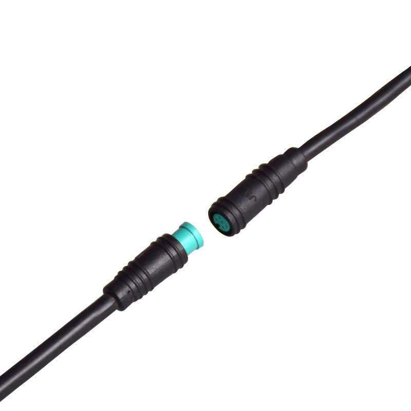 4P 6 Core M6 M7 M8 Male Female Cable Connector Plug IP65 Waterproof For Electric Bike