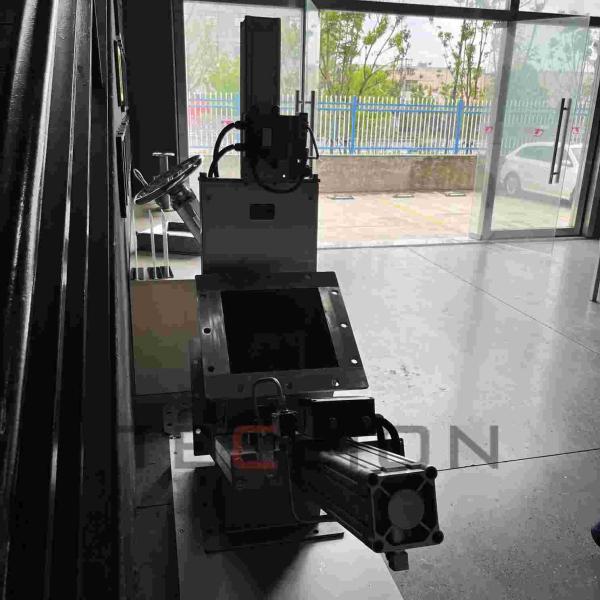 Valve de déviation à double lame en acier inoxydable pour le transport de matériaux