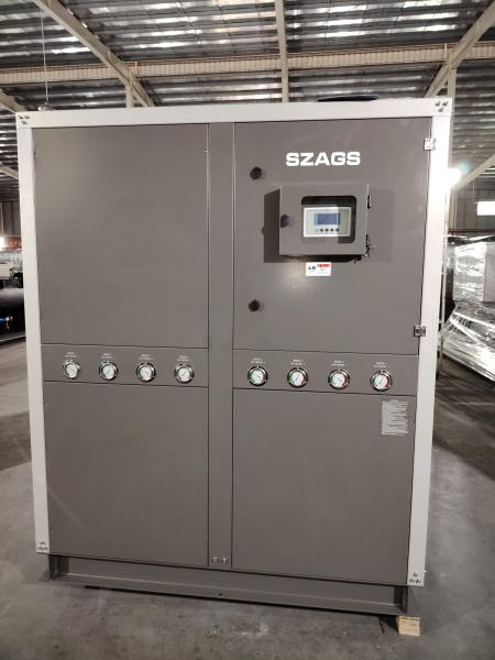 Chiller industrial de água refrigerada a ar de alta eficiência de 120 kW para moldagem por injecção e processamento de mofo