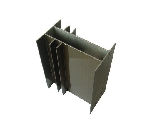 Electrophoresis Aluminum Frame With Customized Design Drawing 6063 T5 Champagne Color Iraq