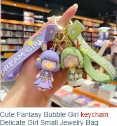 Cartoon Bear Keychain Cute Crystal Keychain Suitable for Car Keys Bag Ornaments Decoration Gifts Suitable for Women
