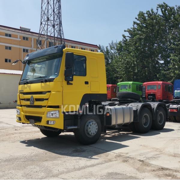 Oil Tanker 400L Aluminum 6X4 Heavy Duty Vehicles 371/420HP Big Power Truck Tractor Sales
