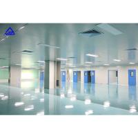 ISO modular 9 dos painéis de sanduíche do quarto desinfetado da farmácia do hospital com porta deslizante