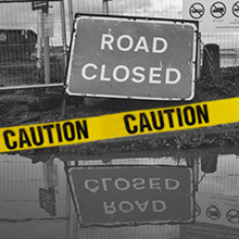 Biohazard High Visibility Tape Halloween Decoration Tape for Haunted Houses, Yard Décor, Parties | Caution