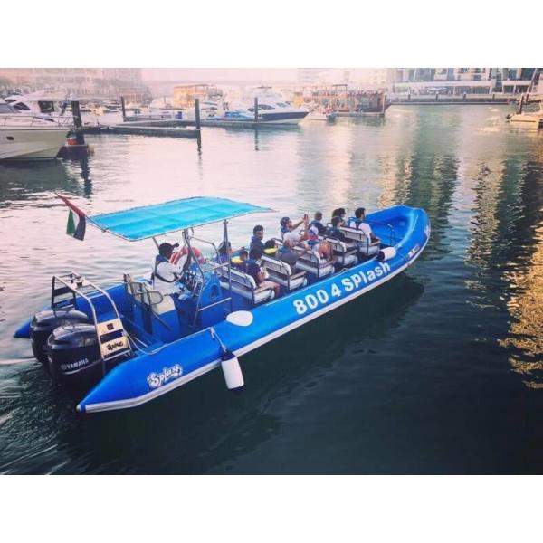 France Orca Hypalon Inflatable Rib Boat Rib960C 32 Feet Blue Color For Tourist