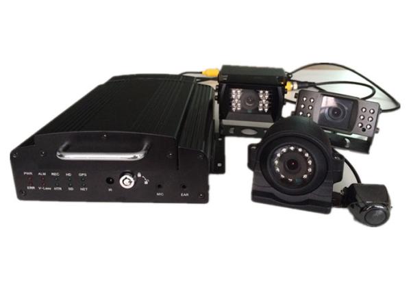 GPS Tracking 4G Wifi Vehicle Security Camera System 4 Channel D1 Car DVR Camera