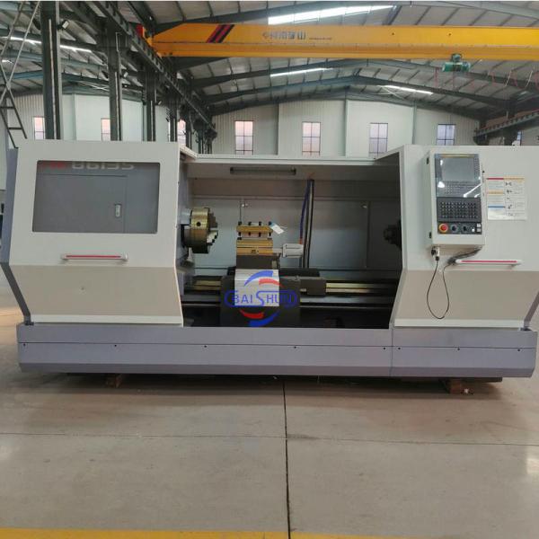 Horizontal CNC Turning Lathe Machine 500mm Swing 1500mm Workpiece