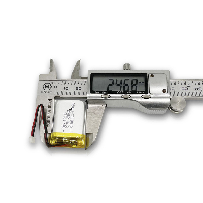 102535 батарея 3.7V 800mAh 3Wh Li поли с цепью защиты
