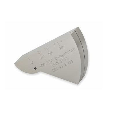 AWS DSC Distance and Sensitivity Calibration Block Ultrasonic Angle Beam Transducer Calibration Test Block