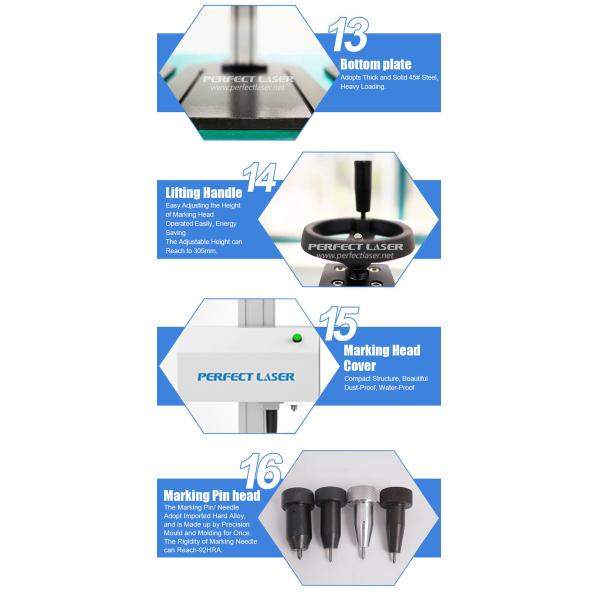 Ручная машина для маркировки деталей из металлов, алюминия, углерода, стали и нержавеющей стали