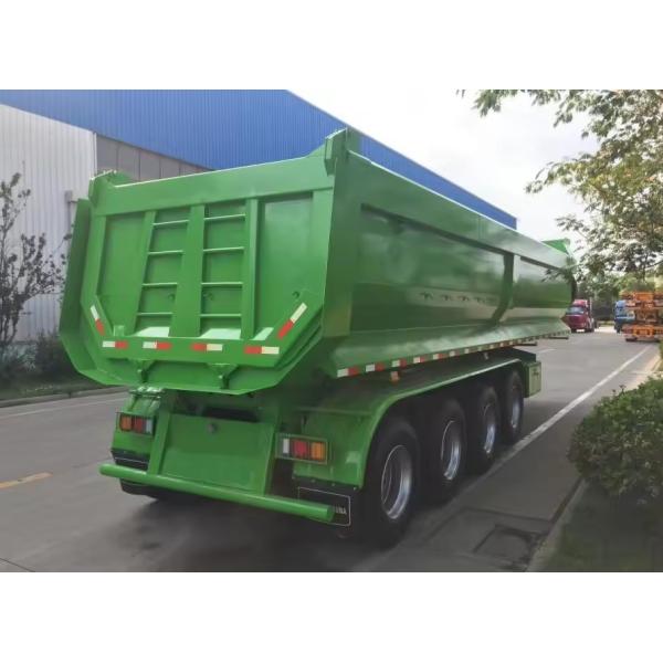 Direct Special Transport Steel 50 Ton 3 Axle Dump Semi Trailer with 12r22.5 Tires