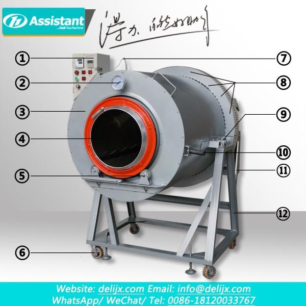 DL-6CST-D50 Tea Fixation Manufacturing Machine with 500 mm Barrel Inner Diameter