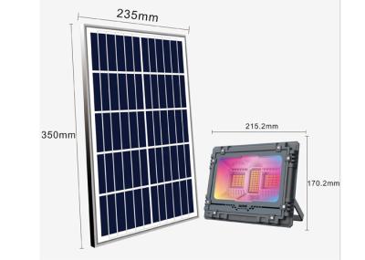 luz de inundação conduzida solar de 60w 100w 200w 300w 500w 800w RGB com controlo a distância