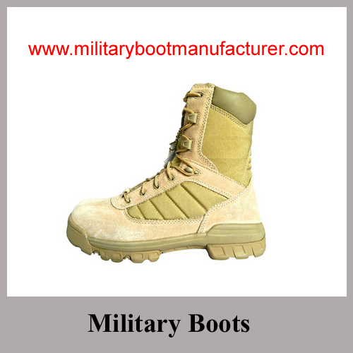 Wholesale China made Split Leather Leight-weight Police Jungle Boots