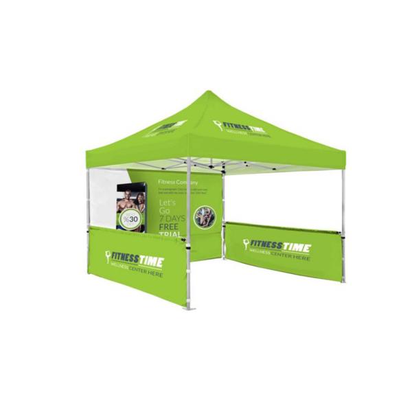 Advertising Custom Promotional Tents Heat Transfer Printing Flame Retardant Reinforced