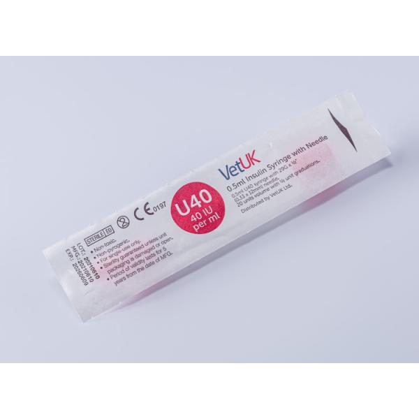 Sterile Medical Disposable Insulin Syringe With Needle U-40 U-100 0.3ml 0.5ml 1ml