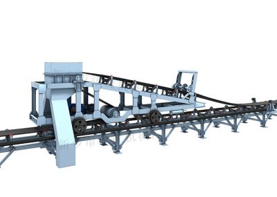 Unloading Trolley Walk On Rail Wheel 110V Grain Belt Conveyor