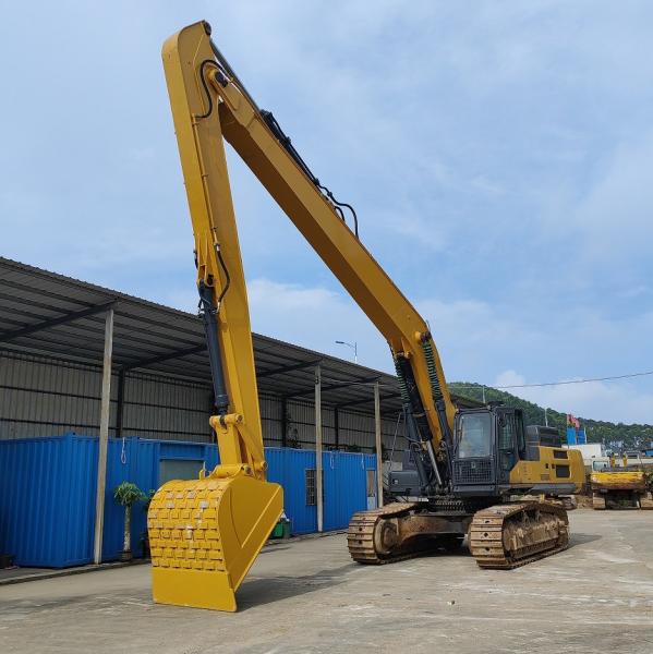 Customized Color Excavator Long Reach Boom 24m For Dredging Or Digging Sand