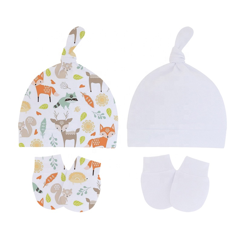 Sublimation Newborn Top Knot Hat Personalized Infant Hat
