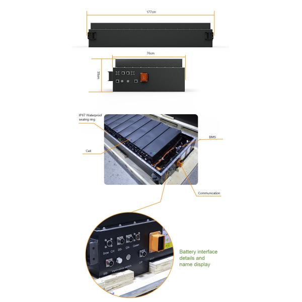 CLF 32/35 кВтч Электрический тренер жидкое охлаждение Литийные аккумуляторы LiFePO4 для электрической лодки Автомобиль Автобус грузовик