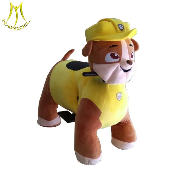 Hanselsafari stuffed animals amusement park animal kids toy ride on walking dog scooter