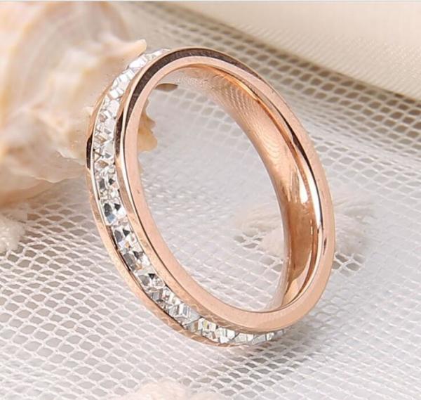 Diamond Stainless Steel Jewellery Ring  Full Diamond Fashion Ring Custom Championship Rings