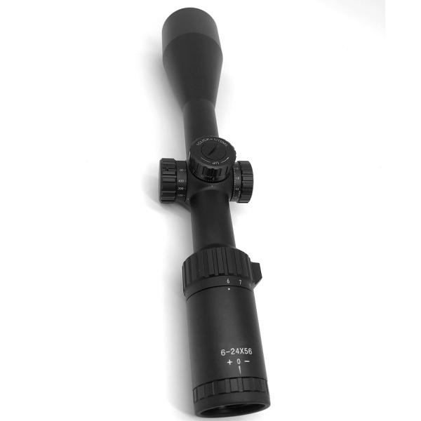 Military Grade Long Range Rifle Scopes 6-24x56 FFP Illuminated IR Reticle