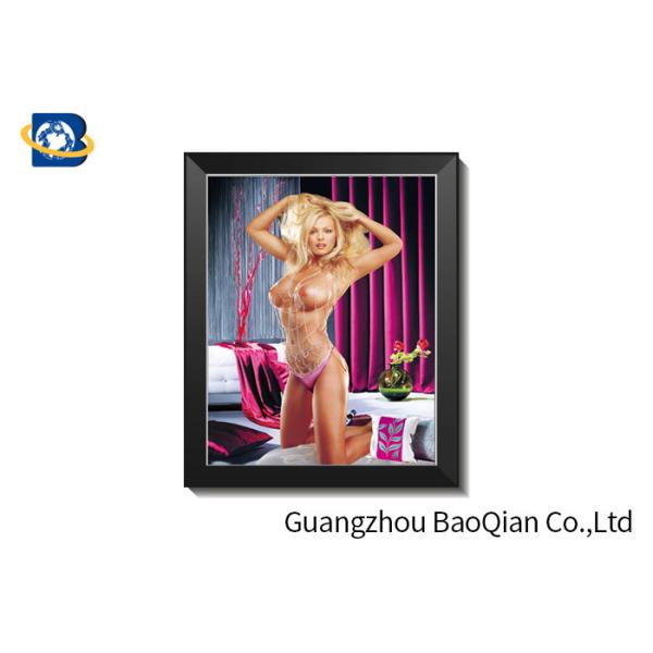 3D Lenticular Depth Effect PET Picture For Hotel Or Restaurant Decoration