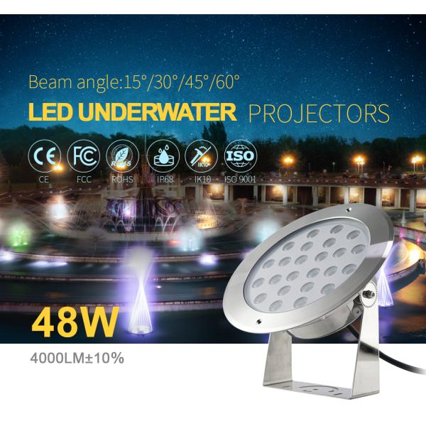 СИД 48W 2000ma 4000LM подводное делает центром внимания приведенный свет бассейна