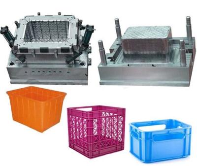 OEM plastic mould for turnover basket box /Injection moulding plastic turnover box
