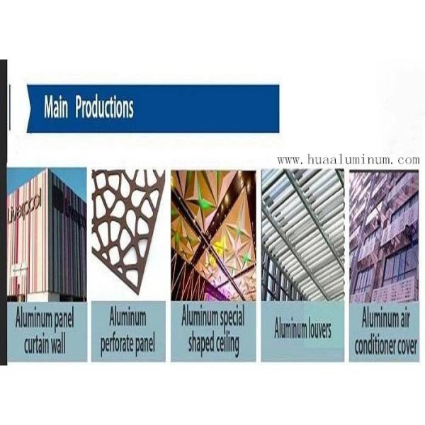 1.5m Aluminium Solid Panel , Sound Insulation 2mm Thick Aluminium Sheet