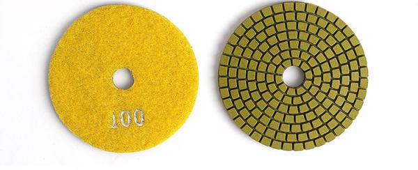 30 - 3000 Grit Sharp Marble Sanding Disc , 4 Inch Dry Diamond Polishing Pads