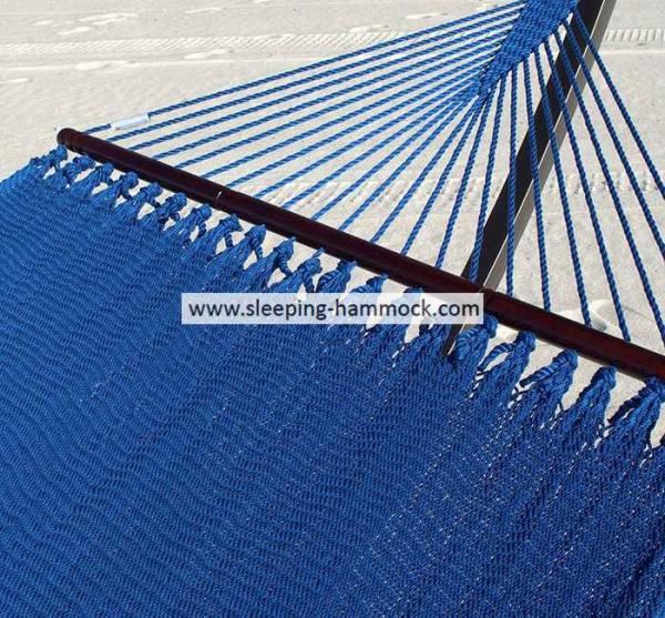 Extra Large Dark Blue Roman Arc Polyester Rope Hammock With Stand Seat Island 55 X 84 Inches