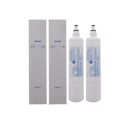Cartucho de substituição do filtro de água do frigorífico de carbono ativado 2 Pacotes para potência W 0