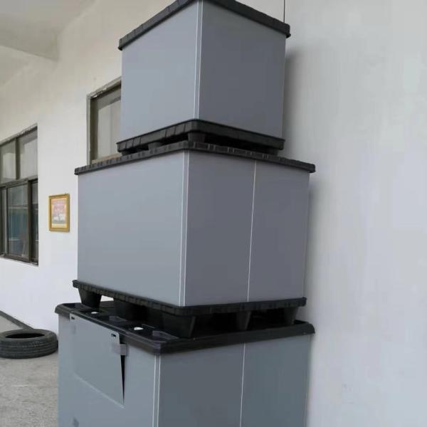 Lightweight Plastic Collapsible Box Portable Folding Plastic Pallet Box Reusable