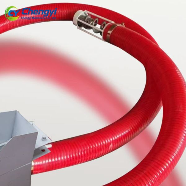 High Torque Portable Flexible Screw Conveyor Corrosion Resistant For Grain Suction