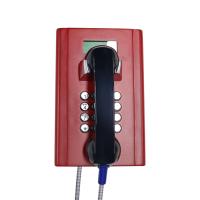 Telefone de hotel VoIP SIP GSM IP65 de aço laminado a frio
