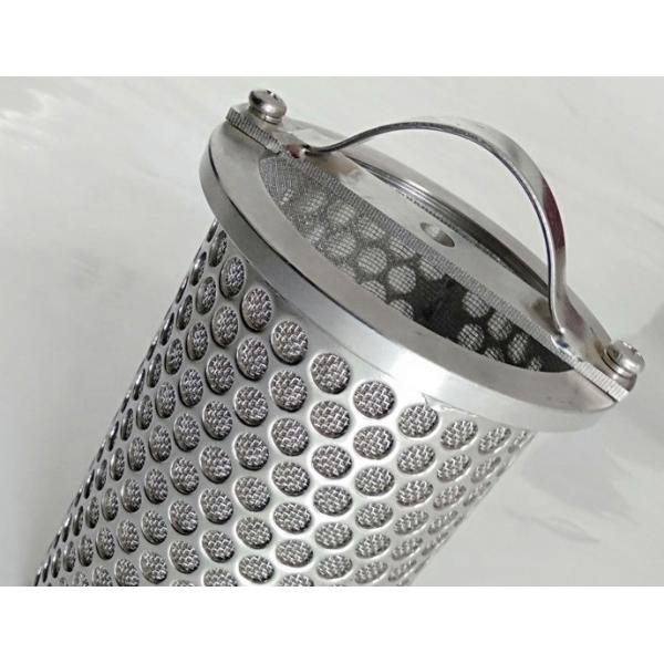 Slot 2mm 80% Wire Mesh Water Filter , Water Filter Basket For Kitchen