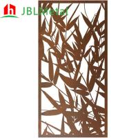 L'acier de systèmes Corten de revêtement en métal de décoration de patio examine des panneaux de mur