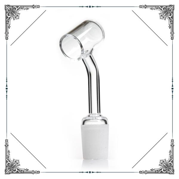 45 Degree Quartz Banger Nail For Dab Oil Rigs Bong , 14mm 18mm Joint Size