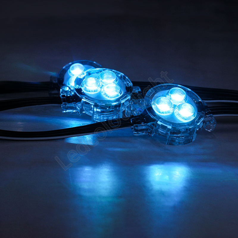 UCS2904 RGBW Control IP67 Waterproof 30mm Pixel Light 12V 24V Permanent Christmas Track Lights