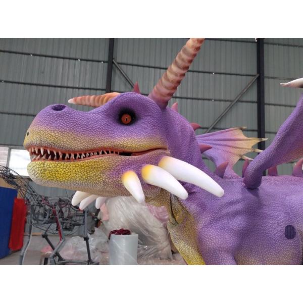 Simulation portable Costume de dragon animé Modèle de dinosaure