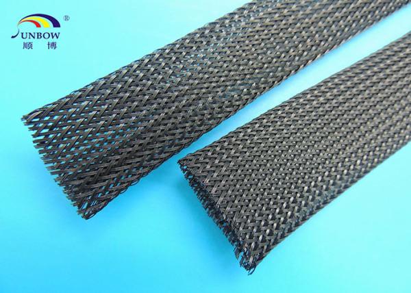 Flexible Nylon PA66 PA6 Braided Expandable Sleeve for Wire Protection