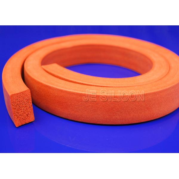 Insulation Silicone Sponge Rubber Strips Atmospheric Oxidation Resistance